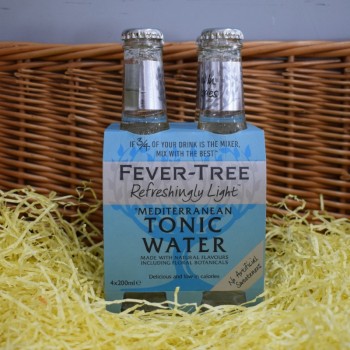 Fever - Tree: Mediterranean Tonic Water, Refreshingly Light (4 x 200ml)